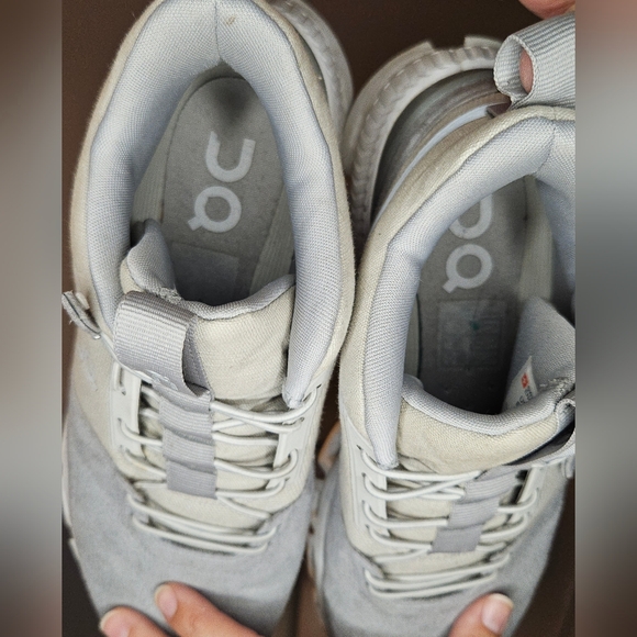 On Running Cloud Hi Sneakers in Glacier/Grey - Mid-Top - Picture 7 of 8